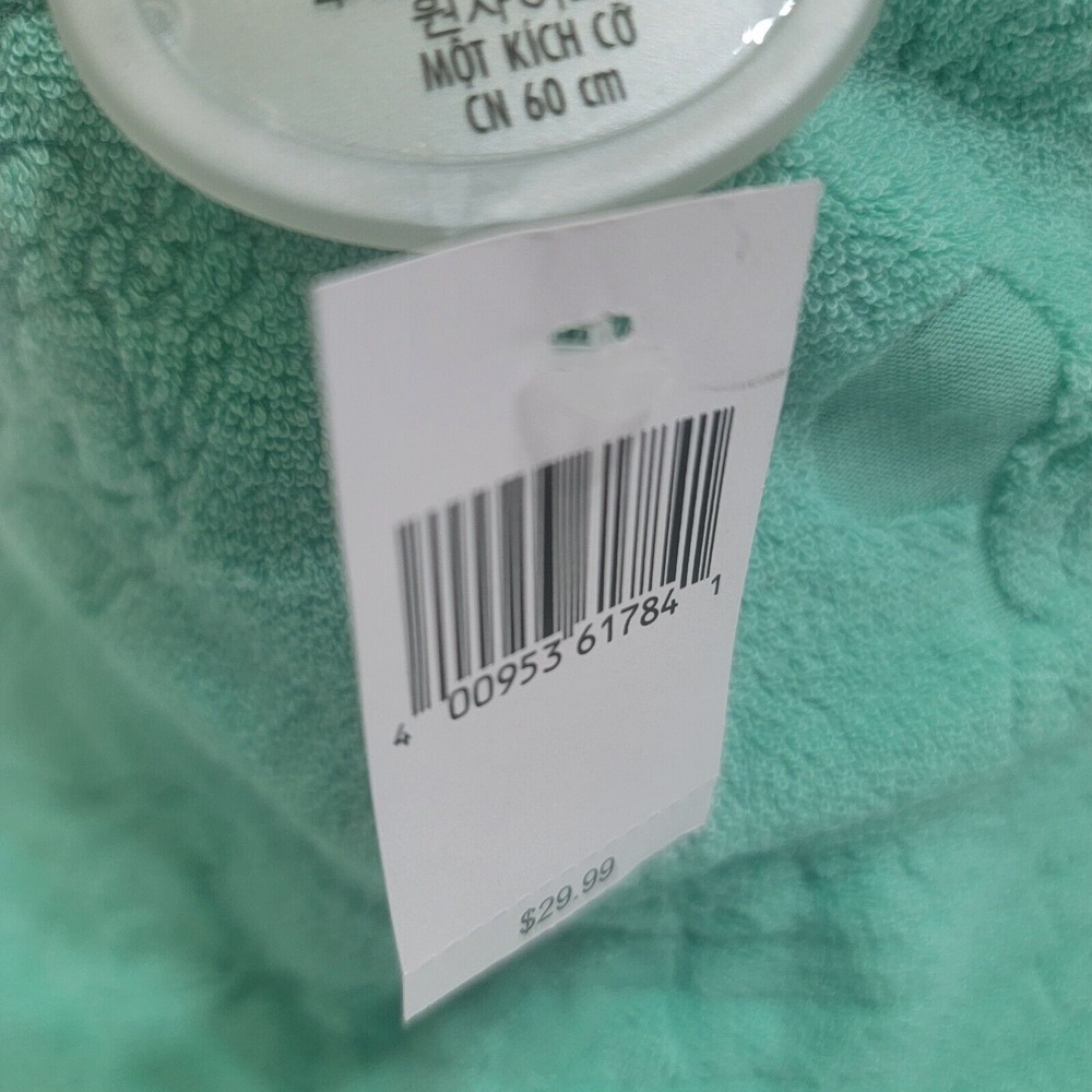 Disney Parks Mickey Mouse Bucket Terry Cloth 2 Hats In Turquoise Adult New Lot 2 - Picture 7 of 9